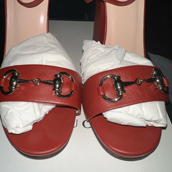 Gucci Block Heel Sandals - Picture 7 of 9